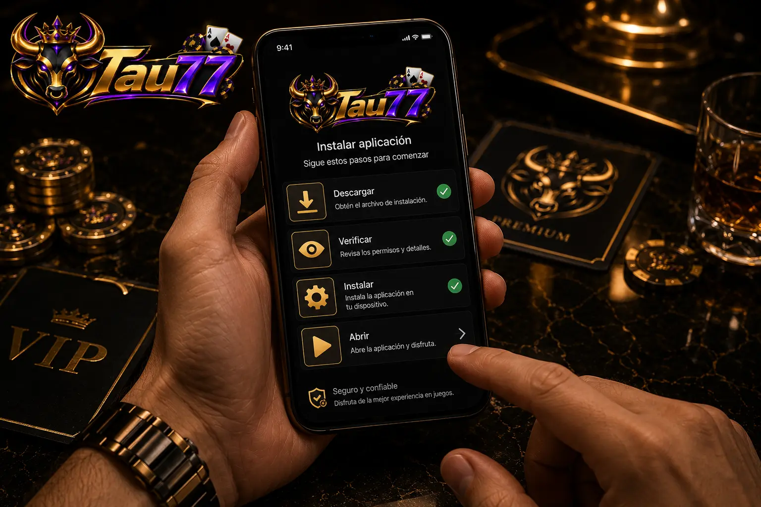 Instalación de la app móvil