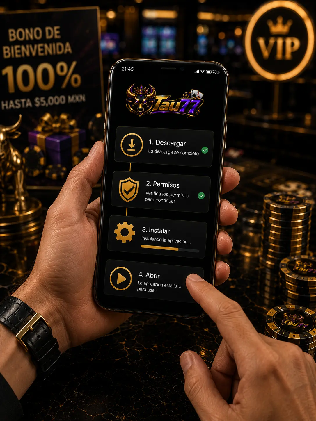 Instalación móvil en Android